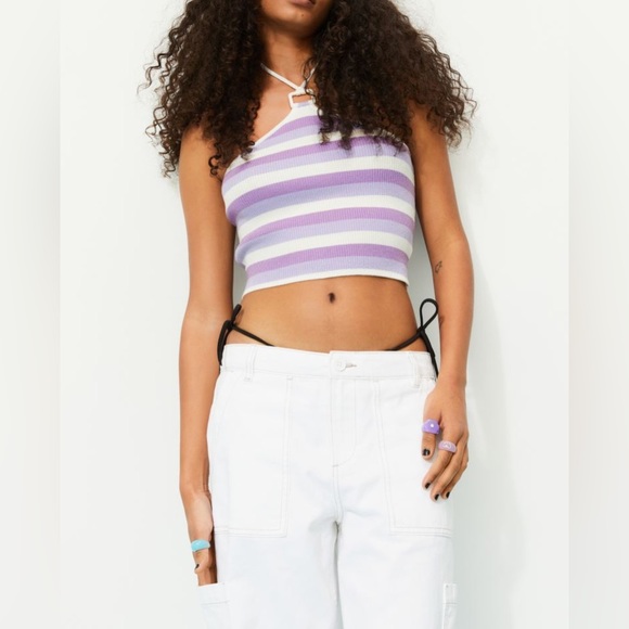 H&M Striped halter top, Size S, NWT - Picture 1 of 7